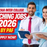 Fazaia Inter College Teaching Jobs 2026 by PAF