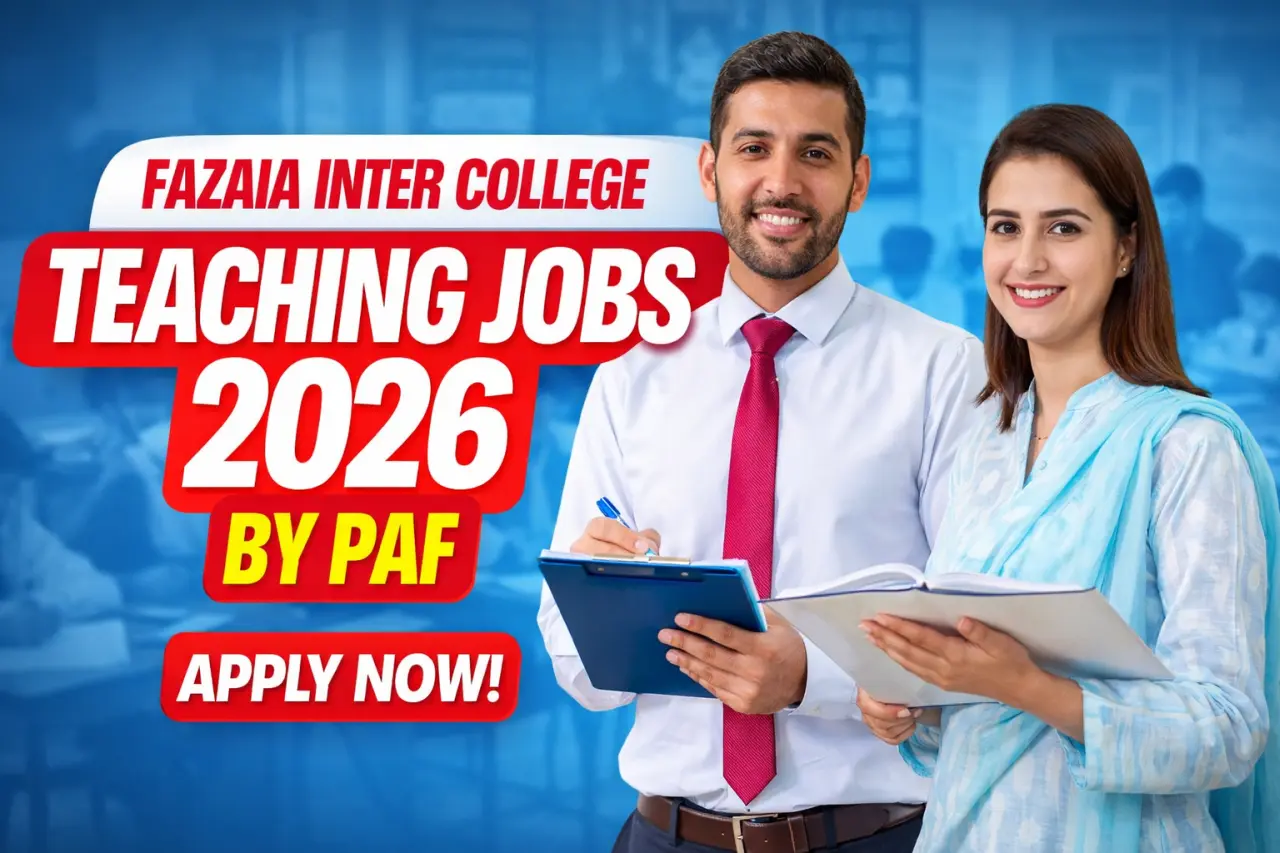Fazaia Inter College Teaching Jobs 2026 by PAF