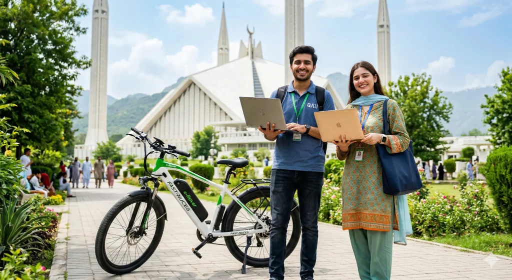 Students getting electric bikes under PM Youth Program 2026.